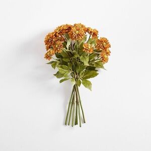 Pottery Barn Faux Yellow Dahlia Stem Bundle